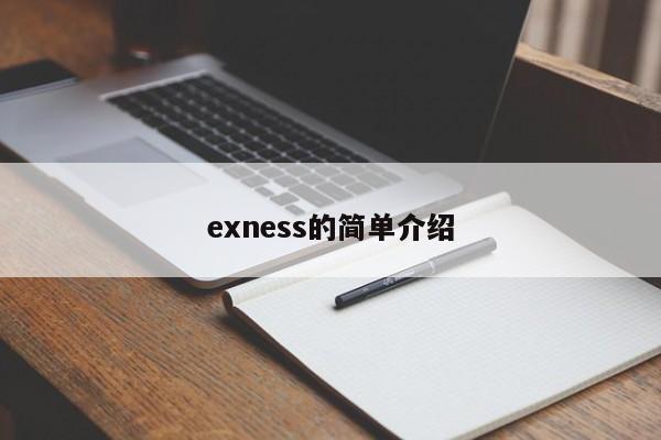 exness的简单介绍