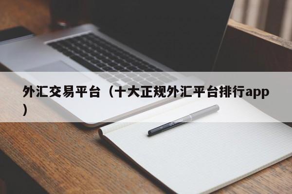 外汇交易平台（十大正规外汇平台排行app）